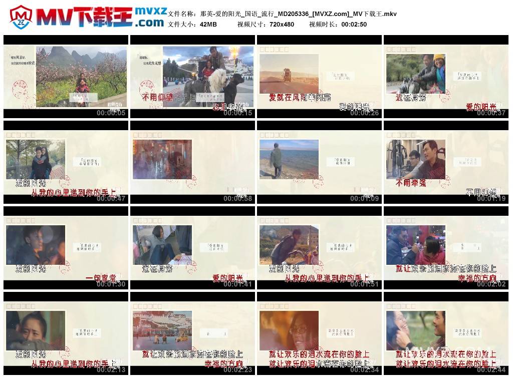 那英-爱的阳光_国语_流行_MD205336